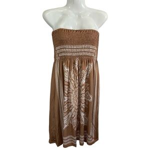 Kendall & James Bohemian Strapless Sundress Sz-One Size